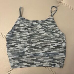 Free People Lace Up Tie Back Crop Top